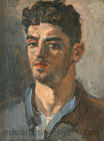 Автопортрет. 1939, картон, холст